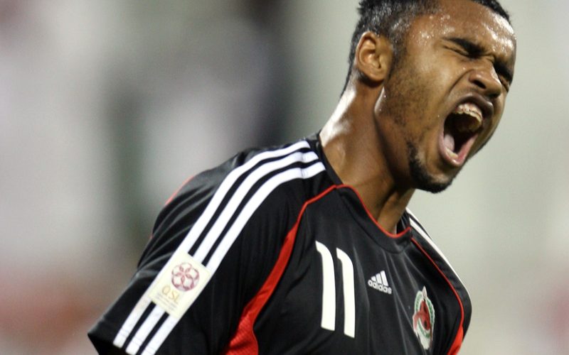 Fahad Khalfan Al Balooshi of Al-Rayyan in a Qatar Stars League match, October 2011