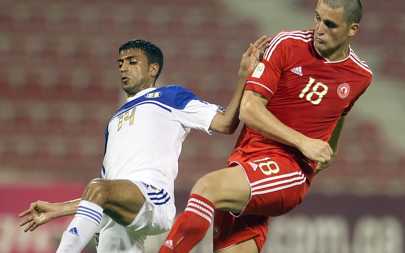 Bare of Al-Arabi in a Qatar Stars League match, September 2012