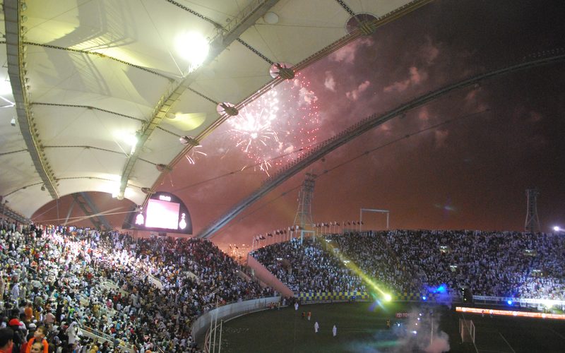 Khalifa International Stadium at the 2009 Emir Cup final. Al Shahaniya 0-4 Al Sadd was played here on 22 Oct 2026