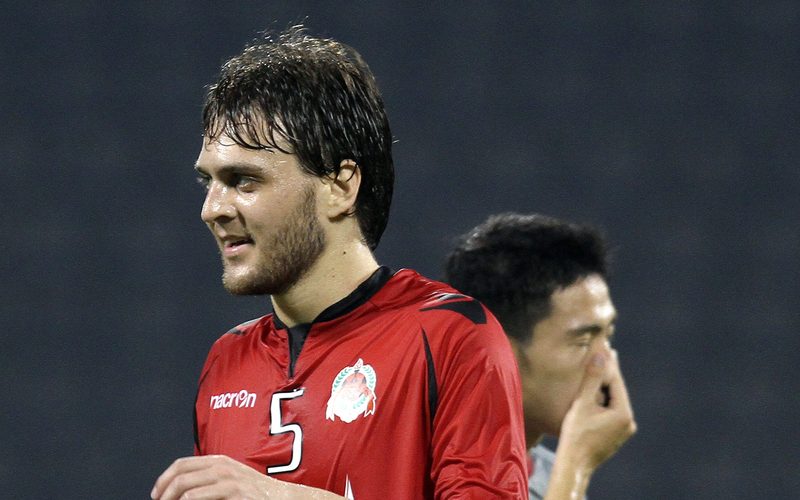 Nathan Ribeiro of Al-Rayyan in a Qatar Stars League match, September 2012