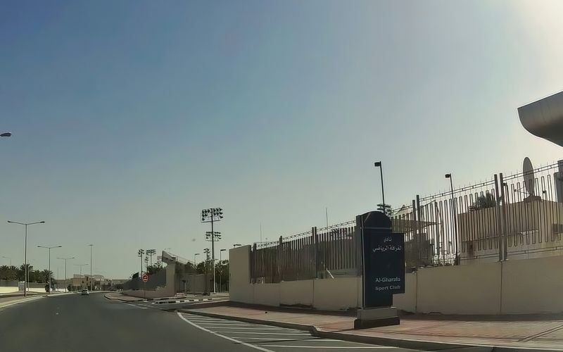 Entrance to Thani bin Jassim Stadium